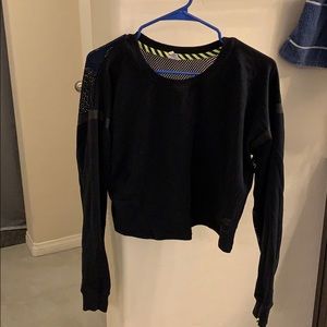 Nike crop top with mesh back